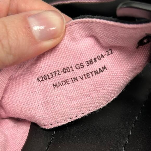 Camper Black Pink Quilted Casi Myra Buckle Open Toe Sandals Womens 38 / US 7.5 - Picture 7 of 7